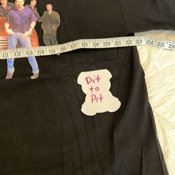 Vintage authentic autographed Chuck NegronT-shirt signed on image mens szXL EVC - Picture 7 of 8